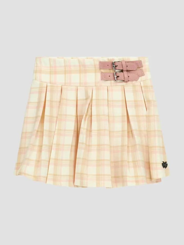 GUESS Big Girl 7 14 Twill Pleated Mini Skirt 716 Pink 8211 Kids