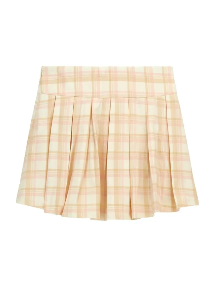 GUESS Big Girl 7 14 Twill Pleated Mini Skirt 716 Pink 8211 Kids