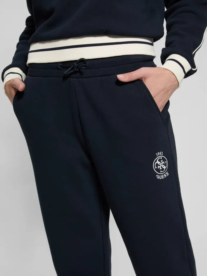 GUESS Bottoms Eco Nia ColorBlock Joggers White 8211 Women