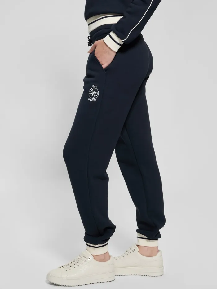 GUESS Bottoms Eco Nia ColorBlock Joggers White 8211 Women