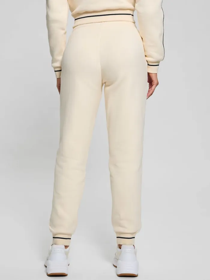 GUESS Bottoms Eco Nia ColorBlock Joggers White 8211 Women