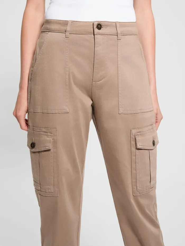 GUESS Bottoms Juno Cargo Joggers Beige 8211 Women