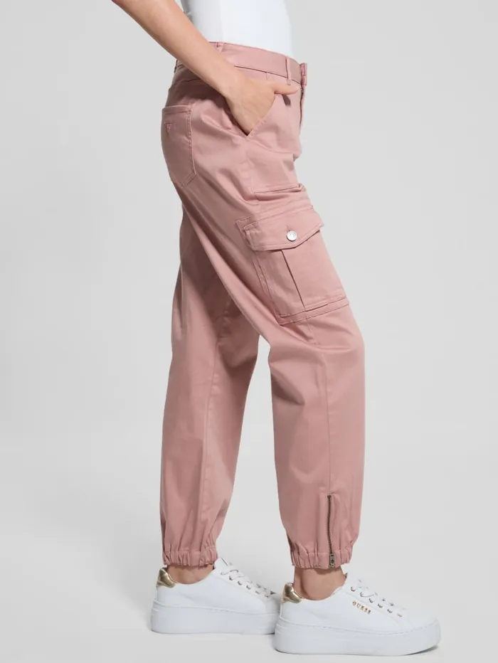 GUESS Bottoms Juno Cargo Joggers Green 8211 Women