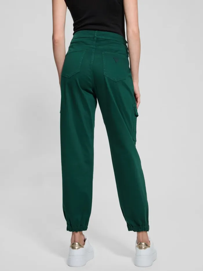 GUESS Bottoms Juno Cargo Joggers Green 8211 Women