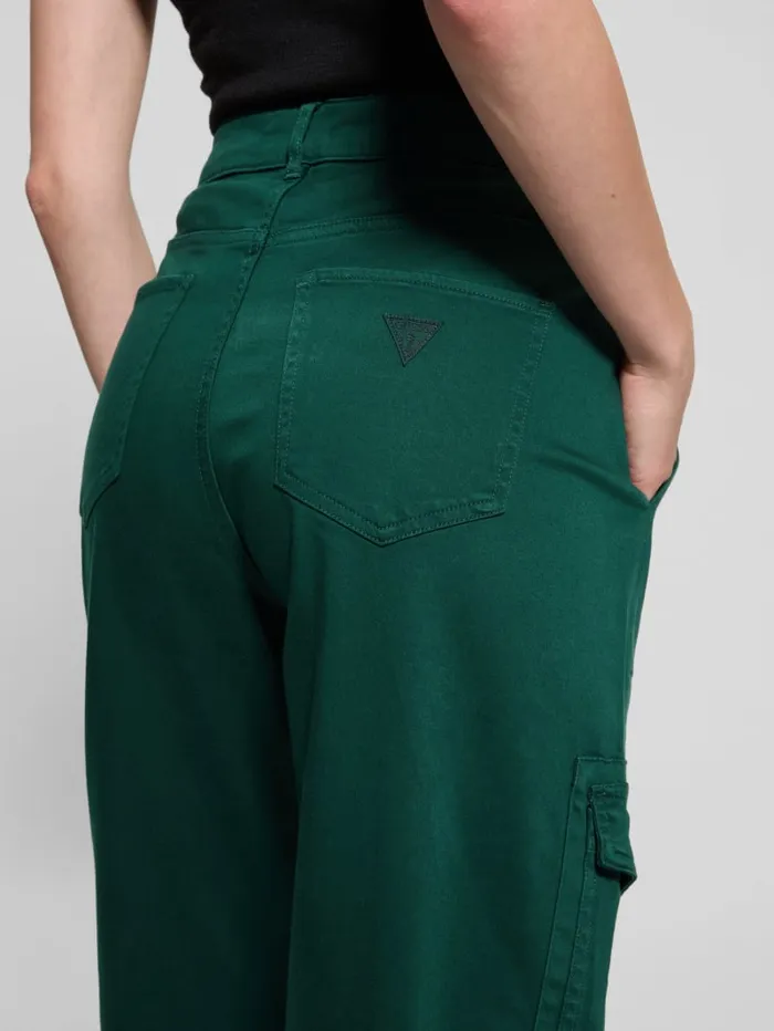 GUESS Bottoms Juno Cargo Joggers Green 8211 Women