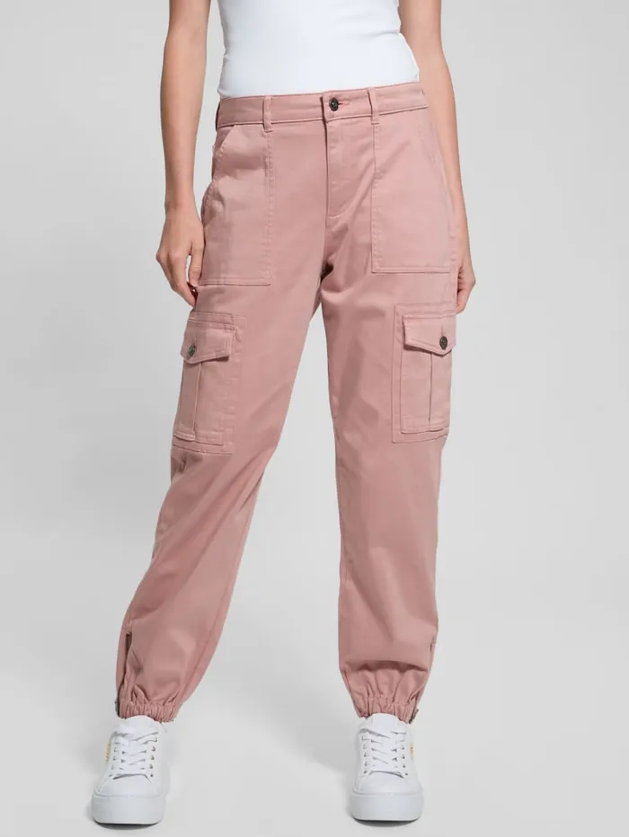 GUESS Bottoms Juno Cargo Joggers Green 8211 Women