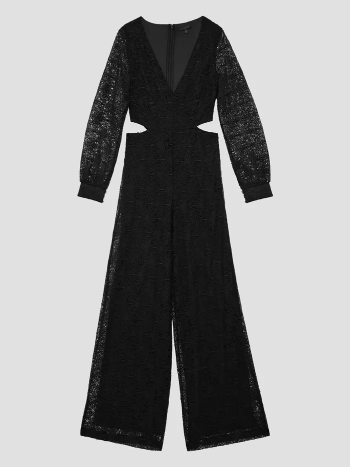GUESS Dresses and Jumpsuits Megan Lace Jumpsuit Black 8211 Women