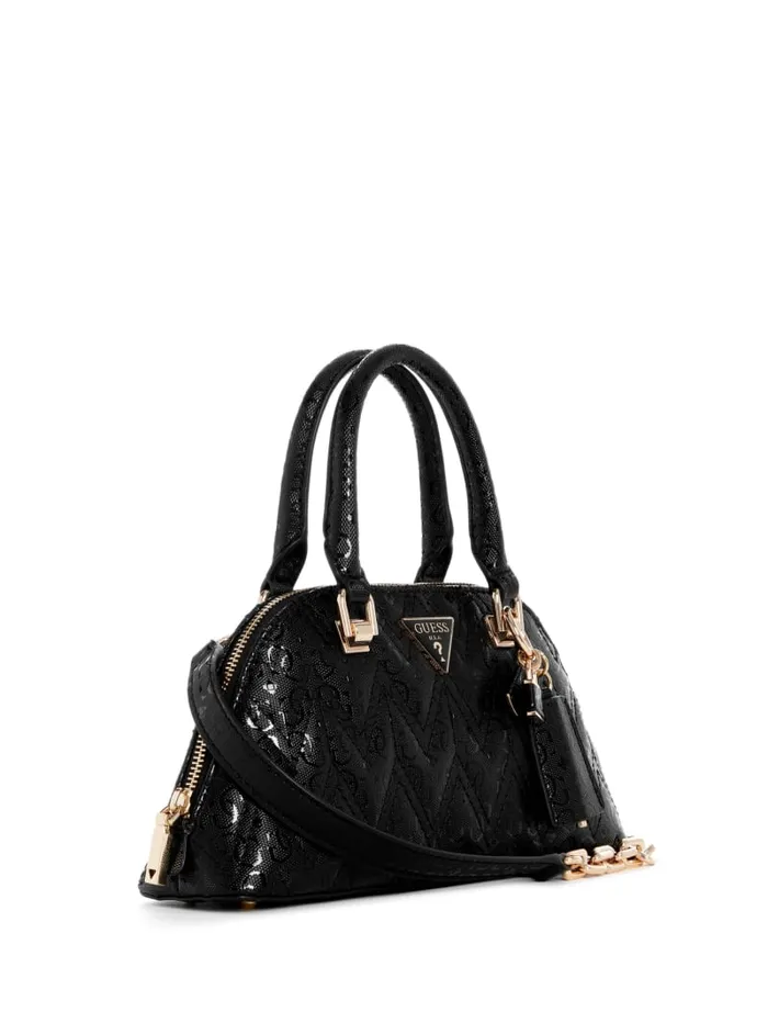 GUESS Handbags Adelard Dome Satchel White 8211 Women