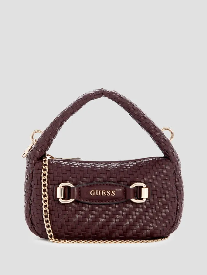 GUESS Handbags Francy Mini Hobo Purple 8211 Women