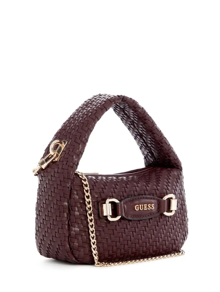 GUESS Handbags Francy Mini Hobo Purple 8211 Women