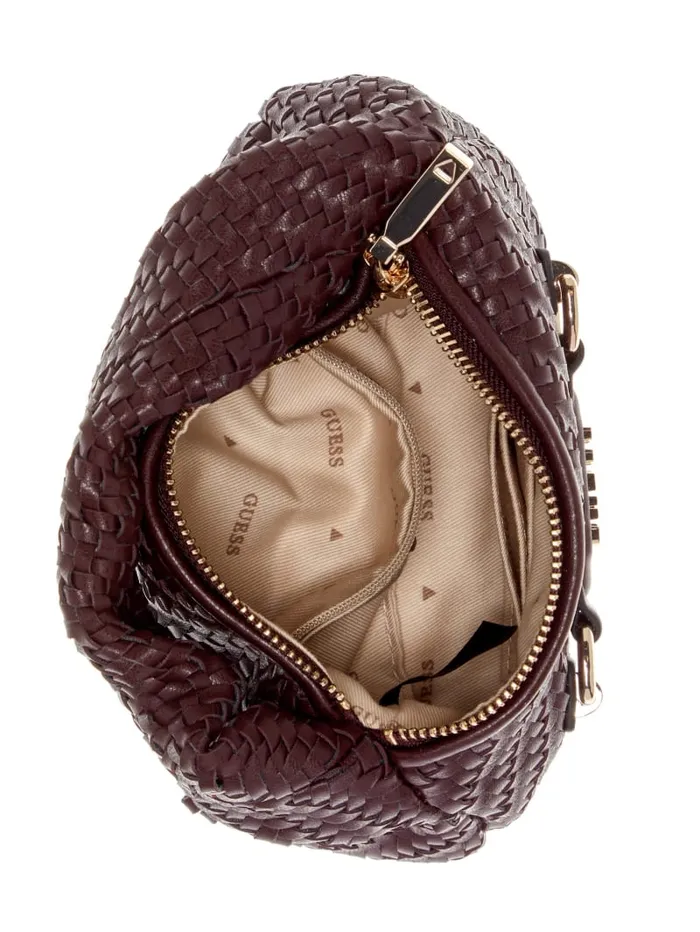 GUESS Handbags Francy Mini Hobo Purple 8211 Women