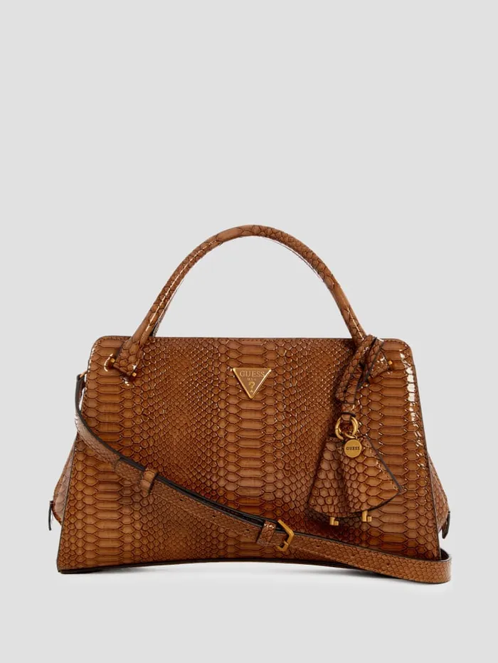 GUESS Handbags Georgina Girlfriend Satchel Blue 8211 Women