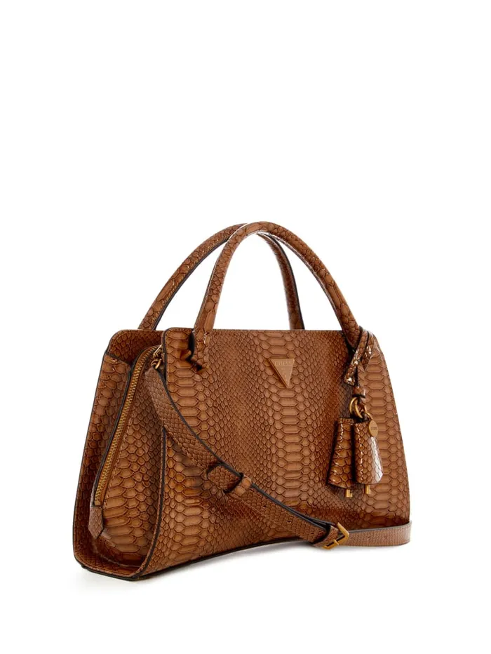 GUESS Handbags Georgina Girlfriend Satchel Blue 8211 Women