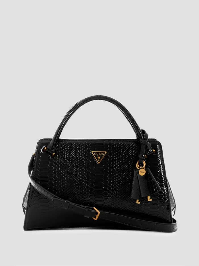 GUESS Handbags Georgina Girlfriend Satchel Blue 8211 Women