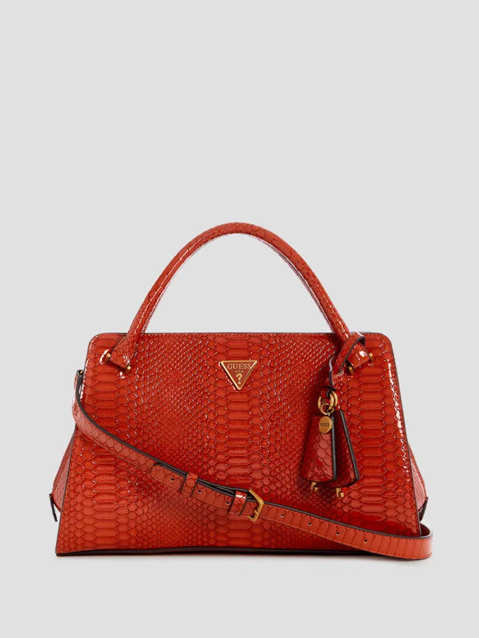 GUESS Handbags Georgina Girlfriend Satchel Blue 8211 Women