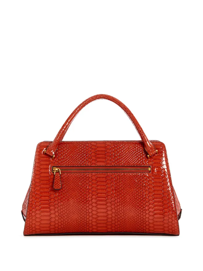 GUESS Handbags Georgina Girlfriend Satchel Blue 8211 Women