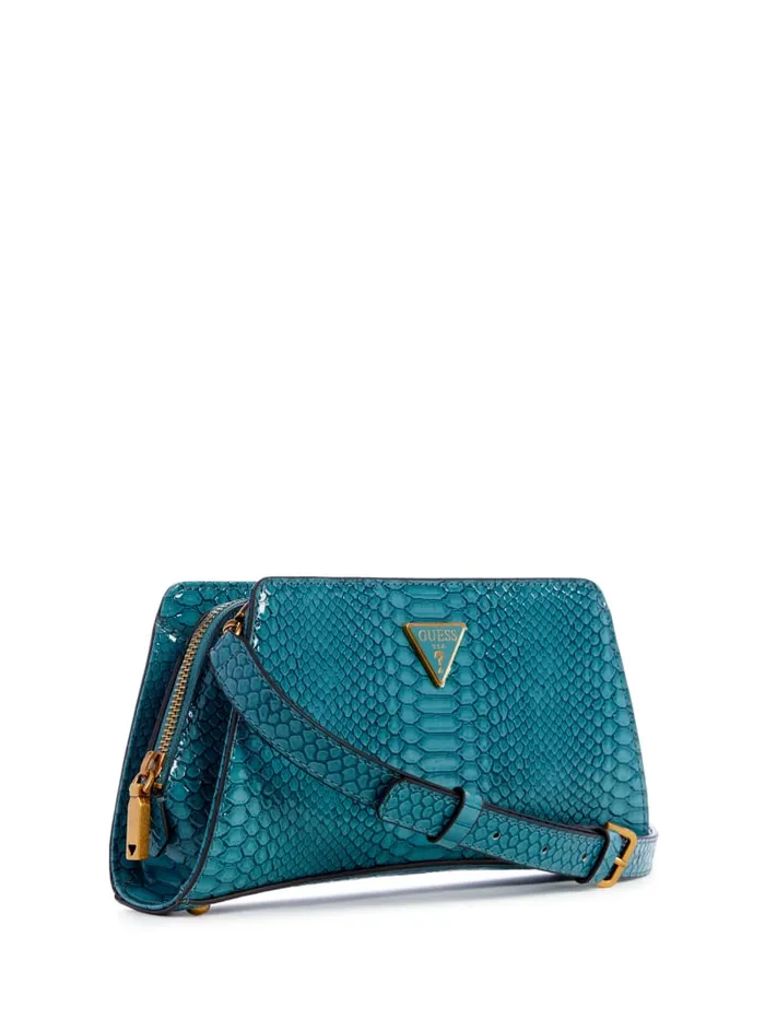 GUESS Handbags Georgina TopZip Crossbody Brown 8211 Women