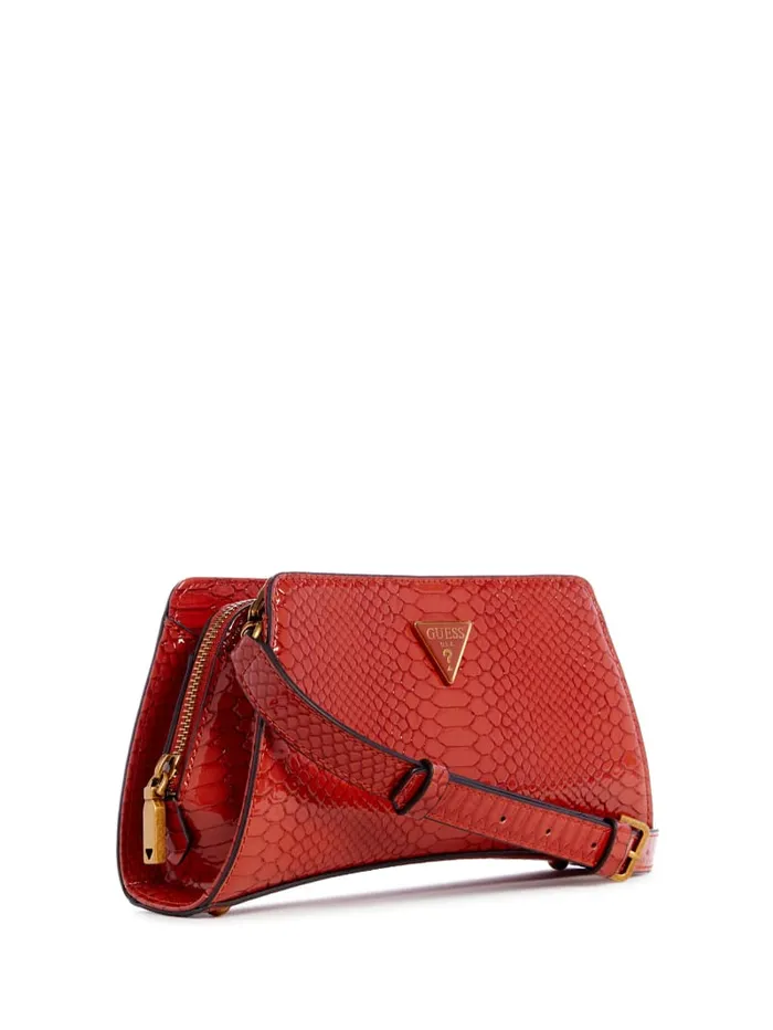 GUESS Handbags Georgina TopZip Crossbody Brown 8211 Women
