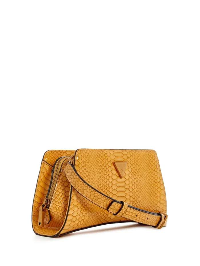 GUESS Handbags Georgina TopZip Crossbody Brown 8211 Women