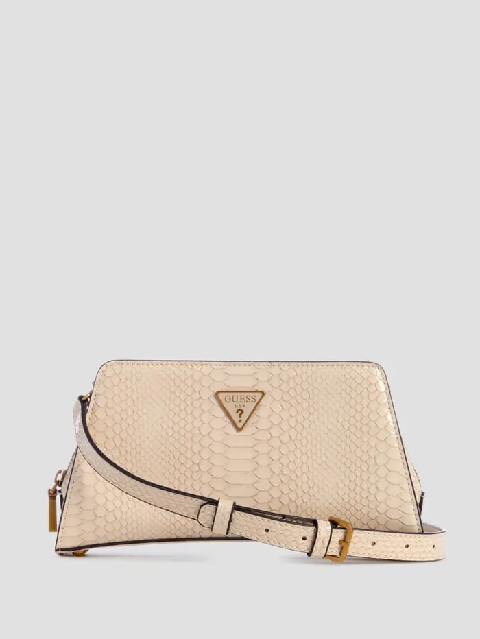 GUESS Handbags Georgina TopZip Crossbody Brown 8211 Women