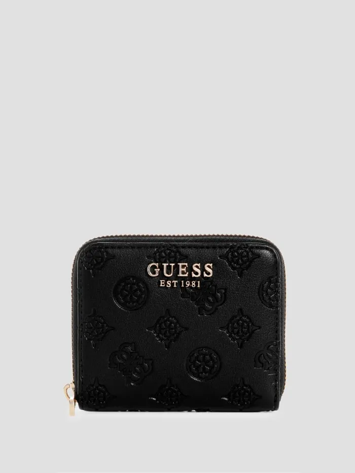 GUESS Handbags Gerty Small ZipAround Wallet Black 8211 Women