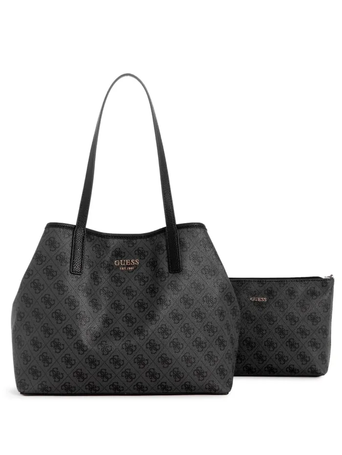 GUESS Handbags Vikky Large Tote Set Brown 8211 Women
