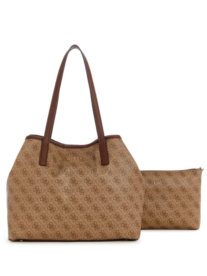 GUESS Handbags Vikky Large Tote Set Brown 8211 Women