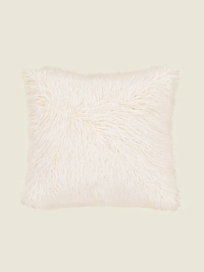 GUESS Home Helma FauxFur Pillow White 8211 Women