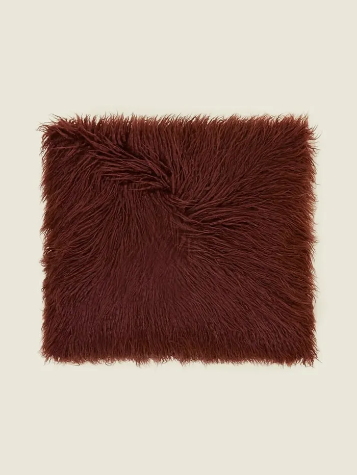 GUESS Home Helma FauxFur Pillow White 8211 Women