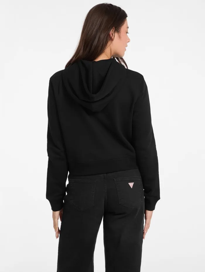 GUESS Hoodies and Sweaters Eco Hooded Sweatshirt Black 8211 Women