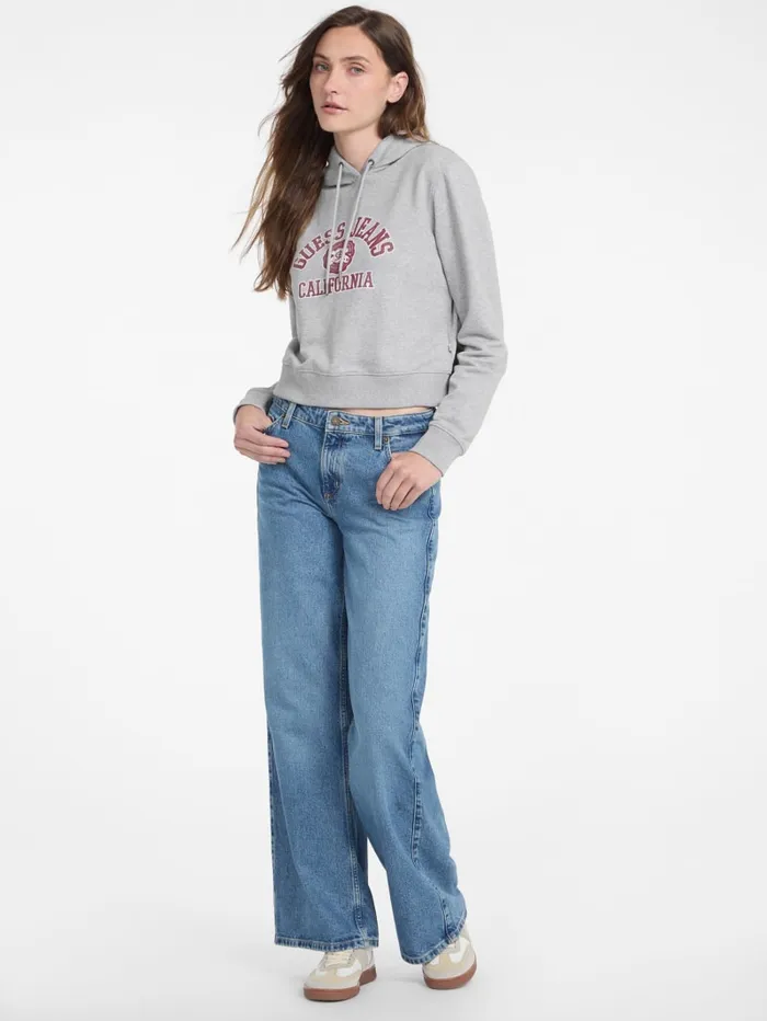 GUESS Hoodies and Sweaters Eco Hooded Sweatshirt Black 8211 Women
