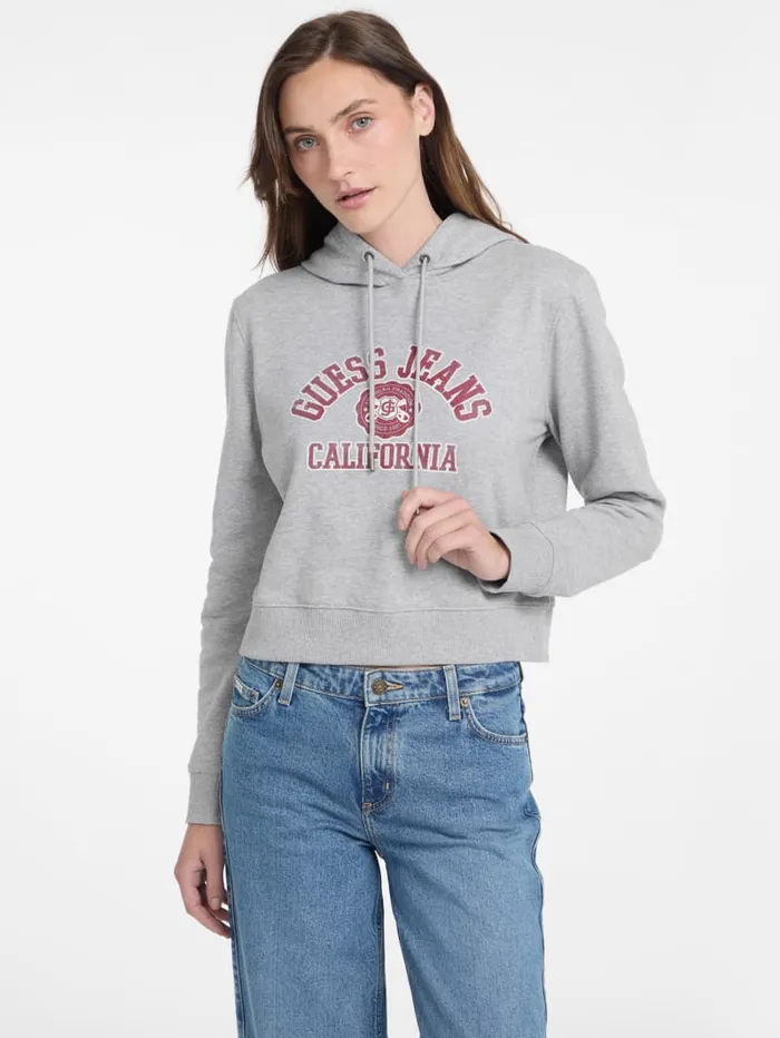GUESS Hoodies and Sweaters Eco Hooded Sweatshirt Black 8211 Women