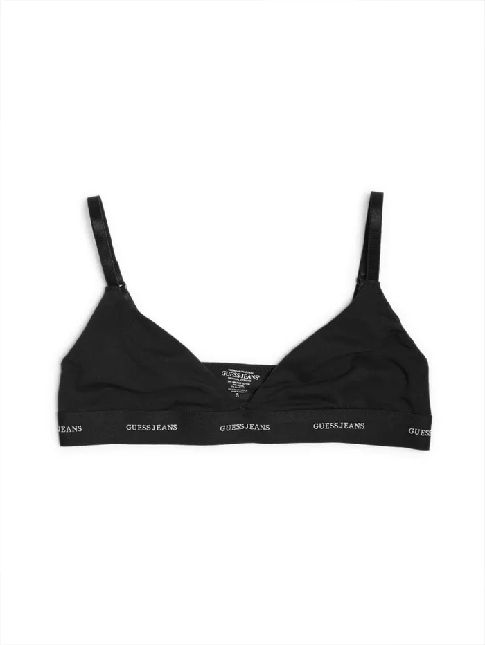 GUESS Intimates Eco Jeans Triangle Bralette Gray 8211 Women