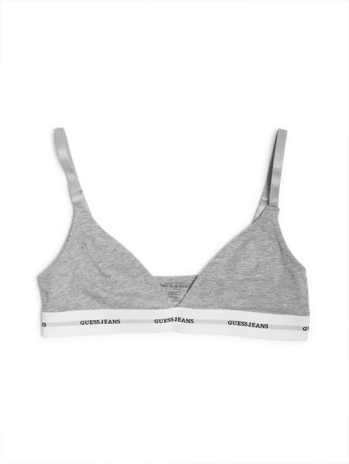 GUESS Intimates Eco Jeans Triangle Bralette Gray 8211 Women