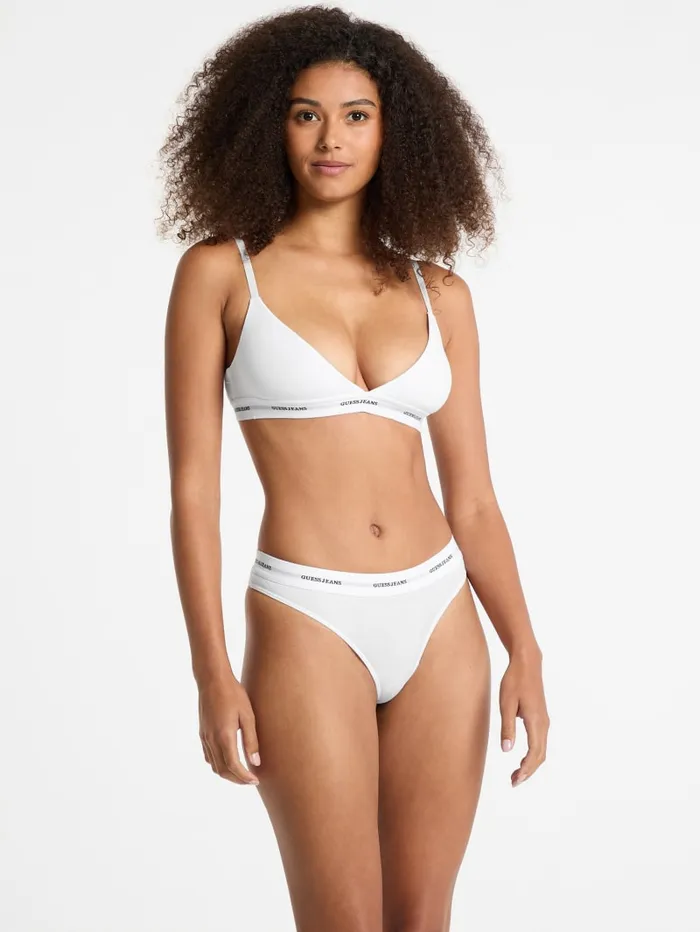GUESS Intimates Eco Jeans Triangle Bralette Gray 8211 Women