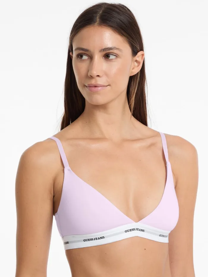 GUESS Intimates Eco Jeans Triangle Bralette Gray 8211 Women