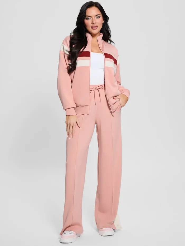 GUESS Jackets and Coats Eco Suzanne FullZip Sweatshirt Pink 8211 Women
