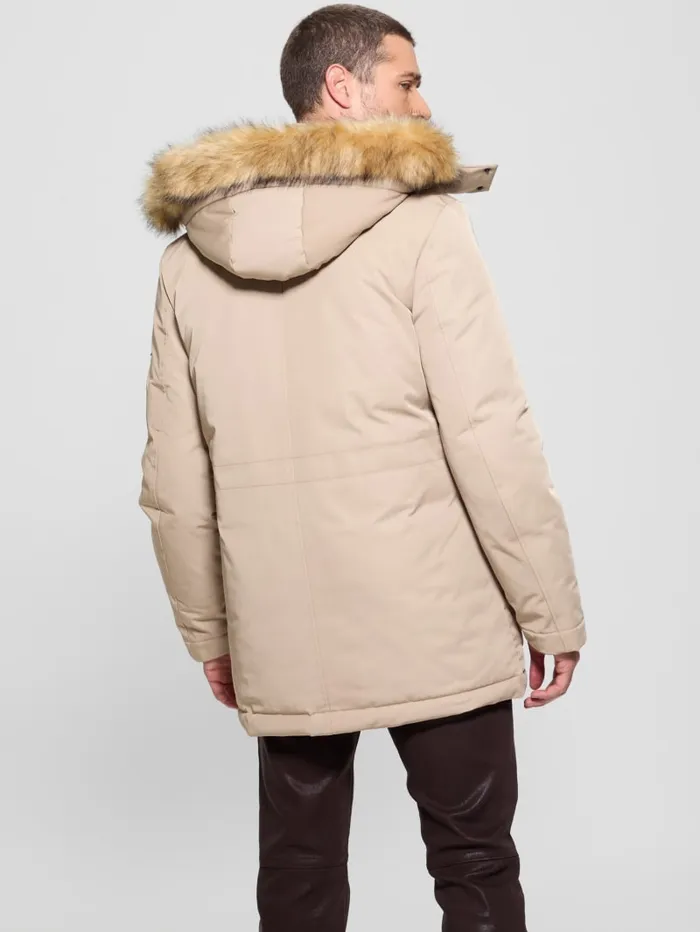 GUESS Jackets and Coats Eco Technical Parka Black 8211 Men