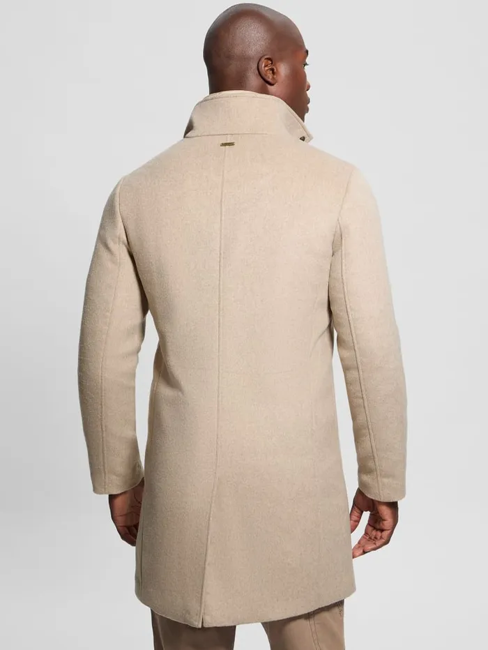 GUESS Jackets and Coats Eco WoolBlend Urban Coat Gray 8211 Men