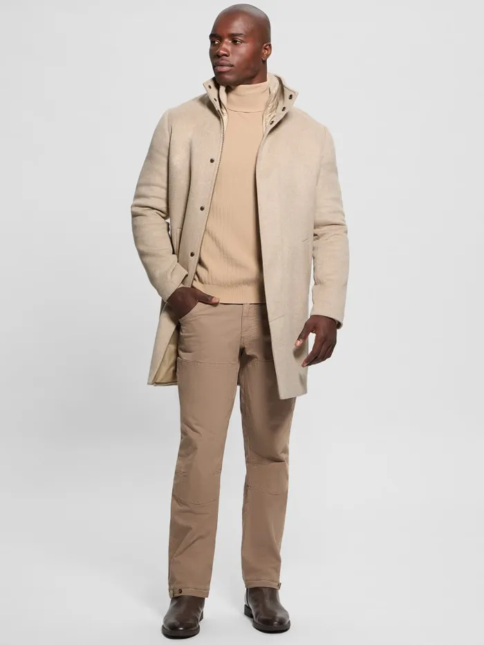 GUESS Jackets and Coats Eco WoolBlend Urban Coat Gray 8211 Men