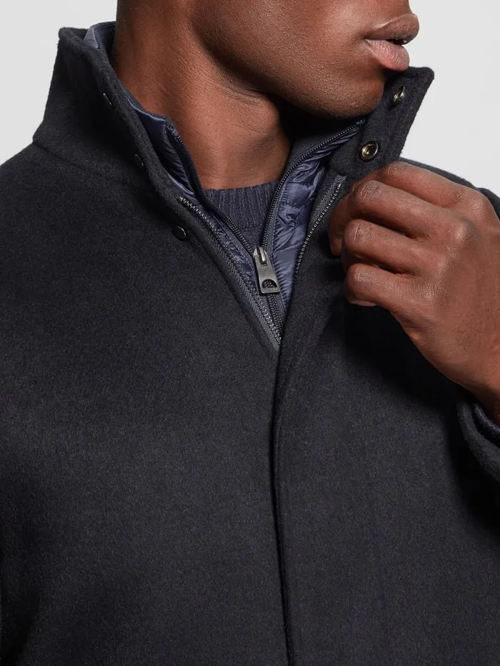 GUESS Jackets and Coats Eco WoolBlend Urban Coat Gray 8211 Men