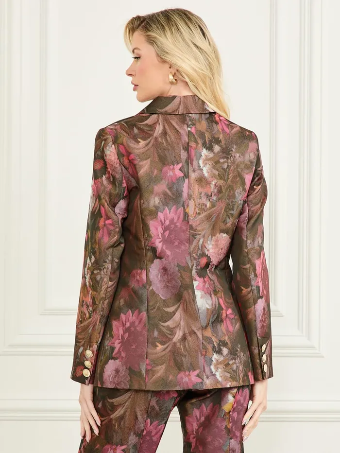 GUESS Jackets and Coats Kate Printed Blazer Colors 8211 Women