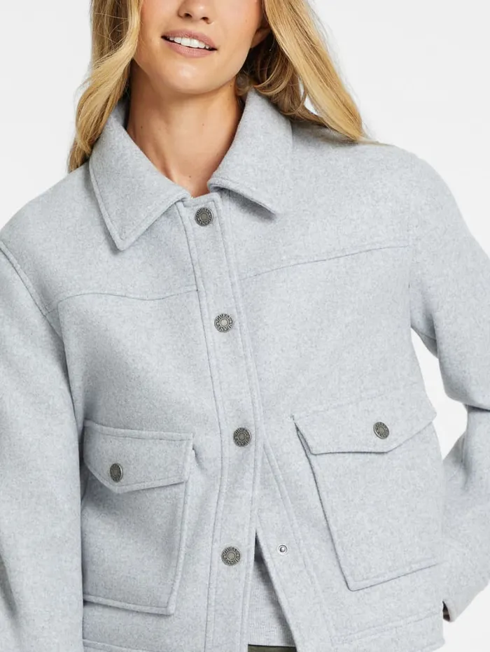 GUESS Jackets and Coats Napped Jacket Black 8211 Women