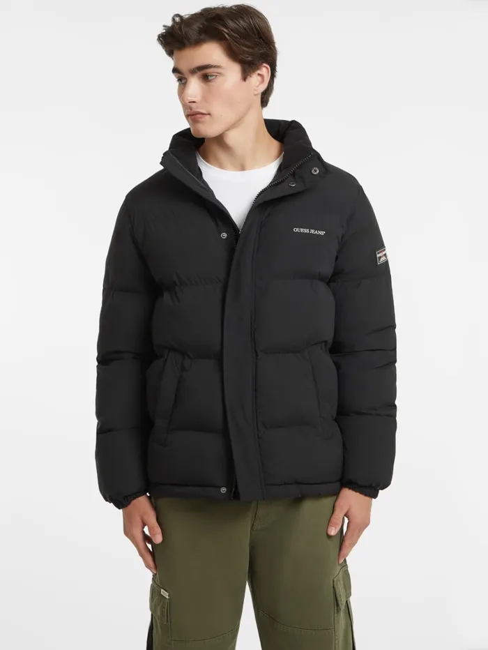 GUESS Jackets and Coats Regular Puffer Jacket White 8211 Men