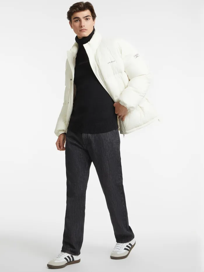GUESS Jackets and Coats Regular Puffer Jacket White 8211 Men