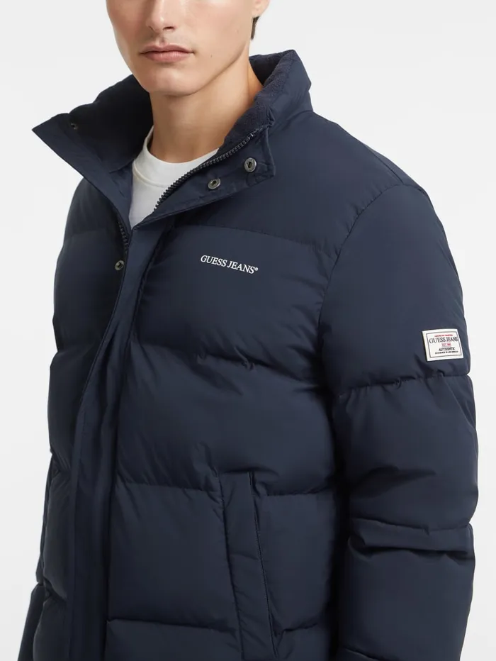 GUESS Jackets and Coats Regular Puffer Jacket White 8211 Men