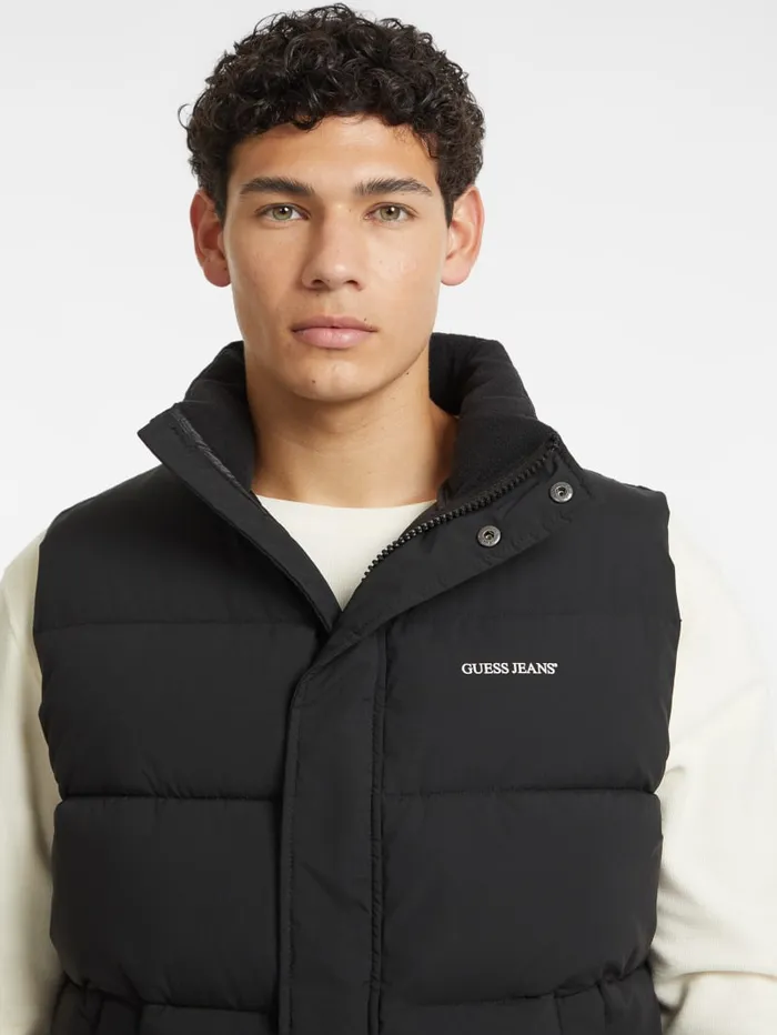 GUESS Jackets and Coats Regular Puffer Vest Brown 8211 Men