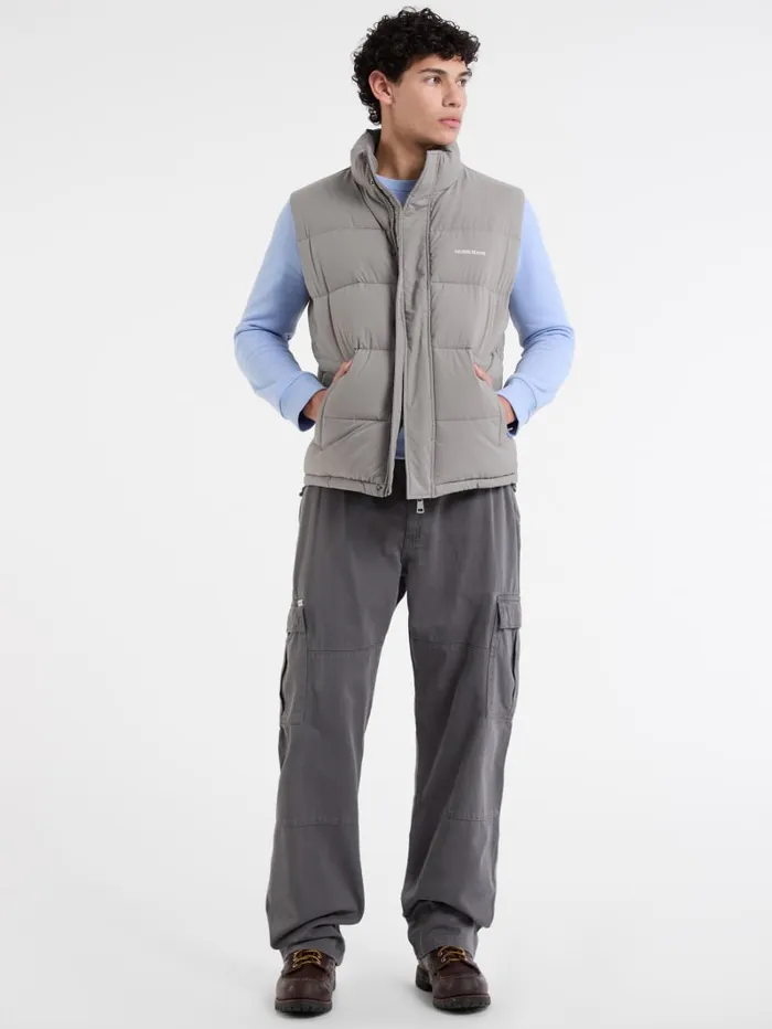 GUESS Jackets and Coats Regular Puffer Vest Brown 8211 Men