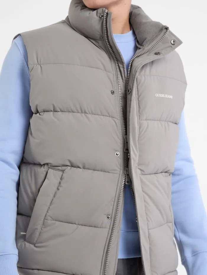 GUESS Jackets and Coats Regular Puffer Vest Brown 8211 Men