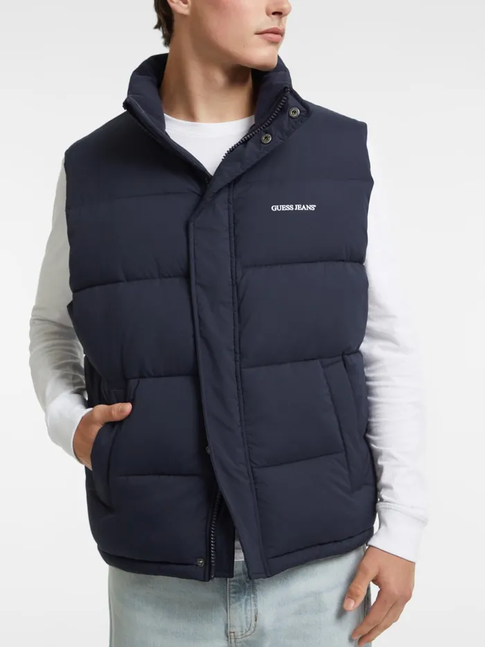 GUESS Jackets and Coats Regular Puffer Vest Brown 8211 Men
